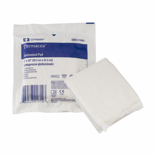 Compresse Pansement abdominal stérile (5 pouces x 9 pouces)