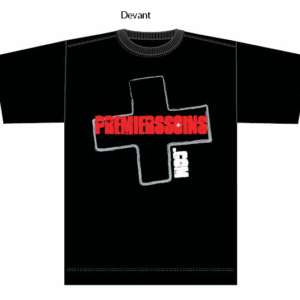 Premierssoins.com - Chandail T-shirt (Grudge) noir moyen