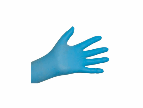 Gants nitrile - Poudrés (100 unités par paquet - Petit)