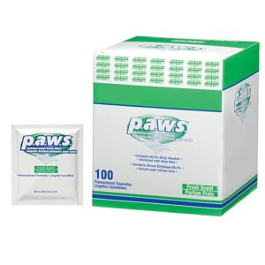 Lingette de nettoyage des mains et de la peau - à l'unité -PAWS-