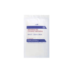 Compresse Pansement abdominal stérile (10 pouces x 12 pouces)