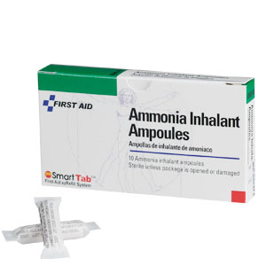 Ampoules d'ammoniaque pour inhalation (10 unités par boîte)