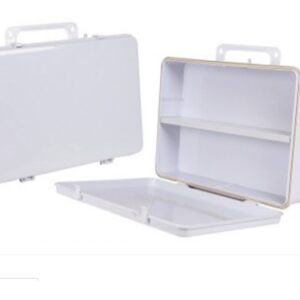 Trousse VIDE, PLASTIQUE (16-1/2 pouces x 12-7/8 pouces x 5-7/8 pouces) BLANCHE