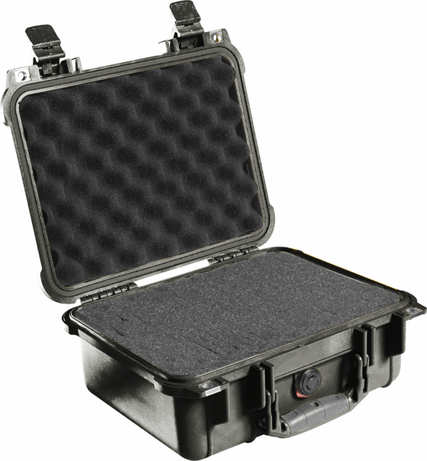 Pelican 1400 - Coffret étanche sans rembourrage (Choix de couleurs) noir