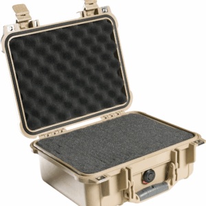Pelican 1400 - Coffret étanche sans rembourrage (Choix de couleurs) sable