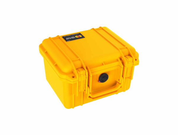 Pelican 1300 - Coffret étanche sans rembourrage (Choix de couleurs) jaune