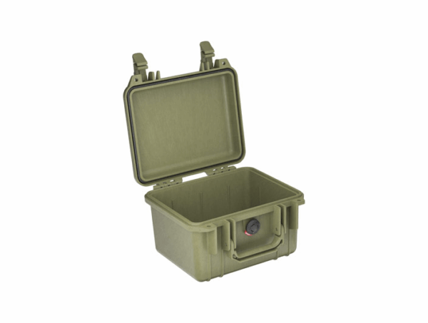 Pelican 1300 - Coffret étanche sans rembourrage (Choix de couleurs) vert olive