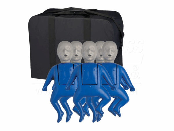 Mannequin Prompt bébé avec membres, quantité de 5 incluant 50 poumons/protecteur facial