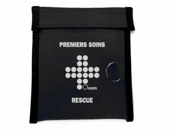 Masque de poche porte clefs pour RCR, avec valve et filtre (PREMIERS SOINS.com)