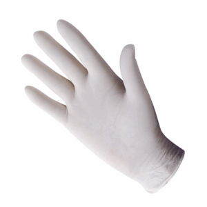 Gants latex - Poudrés (100 unités par boîte - Choix de grandeur)