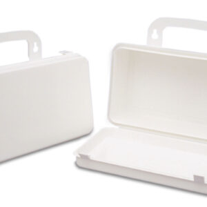 TROUSSE PLASTIQUE POUR VÉHICULE blanche et rempli, pas de joint