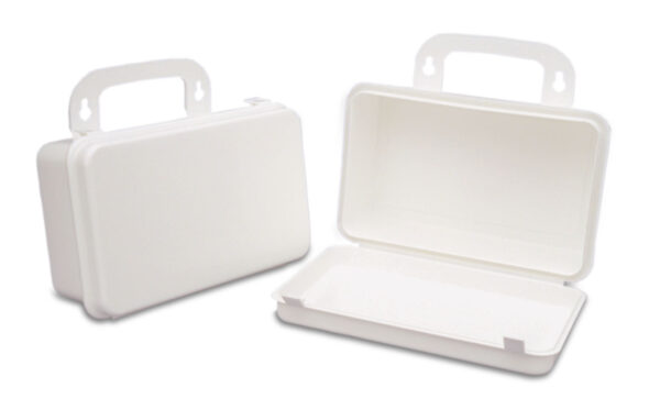 TROUSSE PLASTIQUE POUR VÉHICULE blanche et rempli, pas de joint