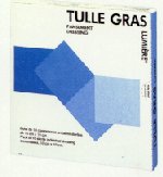 Tulle Gras - Pansement pour brûlure (avec Chlorexidrine - 10 cm x 10 cm) paquet de 10