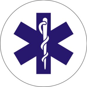 Premierssoins.com - Aimant rond (Croix de Vie - 6 pouces de diamètre)