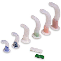 Ensemble de canules oropharyngées avec boîte de transport (8 tubes par paquet)