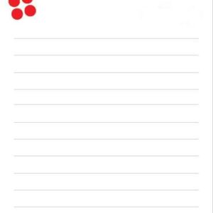 Premierssoins.com tablette lignée 25 feuilles/pad, bloc note, grandeur 3 1/8 x 5