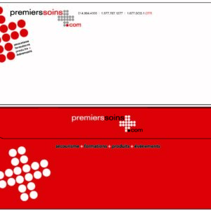 Premierssoins.com Enveloppe couleur #10 sans fenêtre, Can-USA