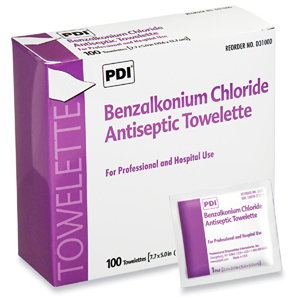 Tampon Antiseptique BZK (0.13% Chlorure de Benzalkonium - à l'unité)