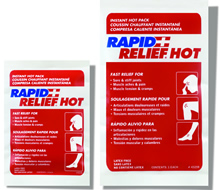 Rapid Relief - Compresse chaude instantannée (5 pouces x 9 pouces)
