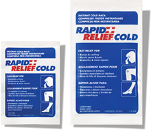 Rapid Relief - Compresse Froide Instantanée (10.2 x 15.2 cm) petite glace