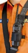 CMC Harnais de poitrine pour radio simple sans pochette pour ceinture