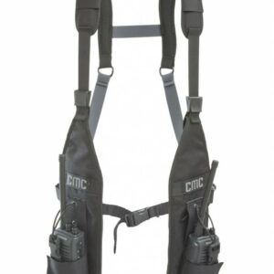 CMC Veste Harnais de poitrine pour radio (Pochette double pour radio)