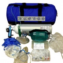 Kit 911 O2 PREMIERS REPONDANTS, oxygène complet avec equipement et sac de transport