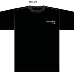 Premierssoins.com - Chandail T-Shirt (Croix en ligne rouge)