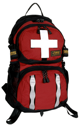 Traverse Rescue Kigali - Trousse de premiers soins sac à dos (45L) rouge