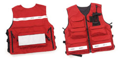 Veste de premier répondant ferno sans manche rouge (Grandeur unique)