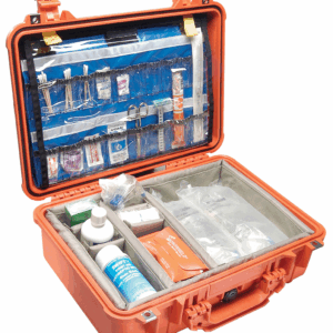 Pelican 1500EMS - Coffret étanche avec Compartiments/séparateurs (Choix de couleur)