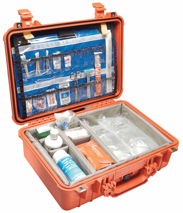 Pelican 1500EMS - Coffret étanche avec Compartiments/séparateurs (Choix de couleur)