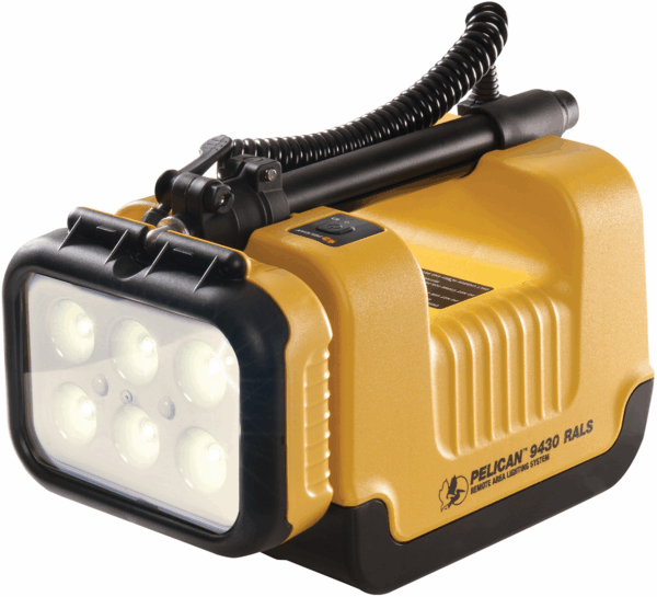 Pelican 9430 - Système d'éclairage LED portative à une tête (Choix de couleurs) jaune